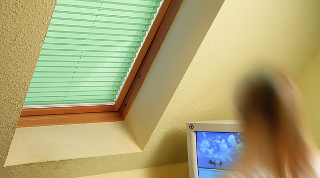 plissegardin basic takfönster